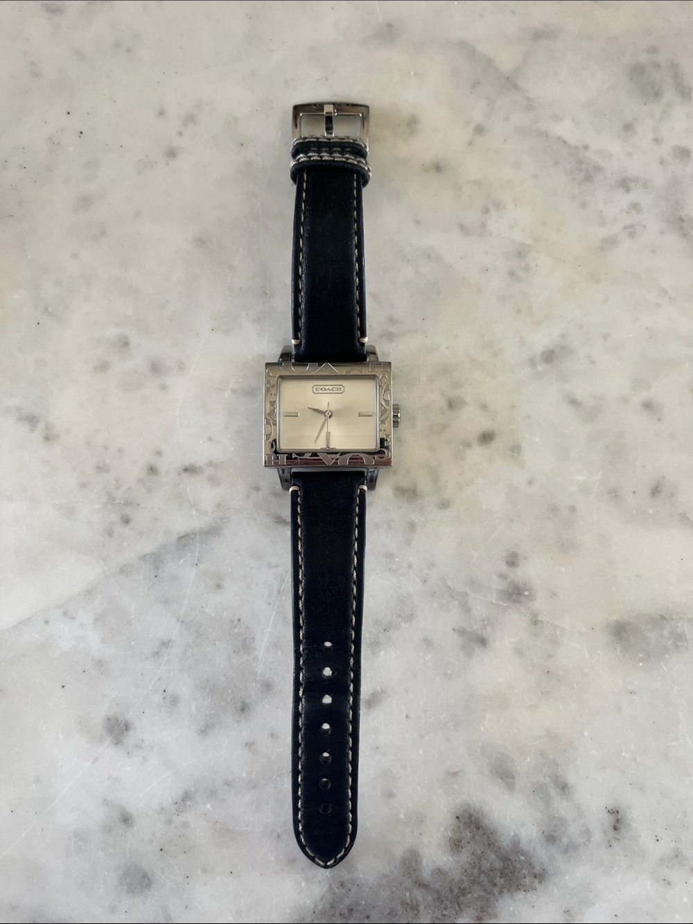 Coach Watch with Leather Strap
